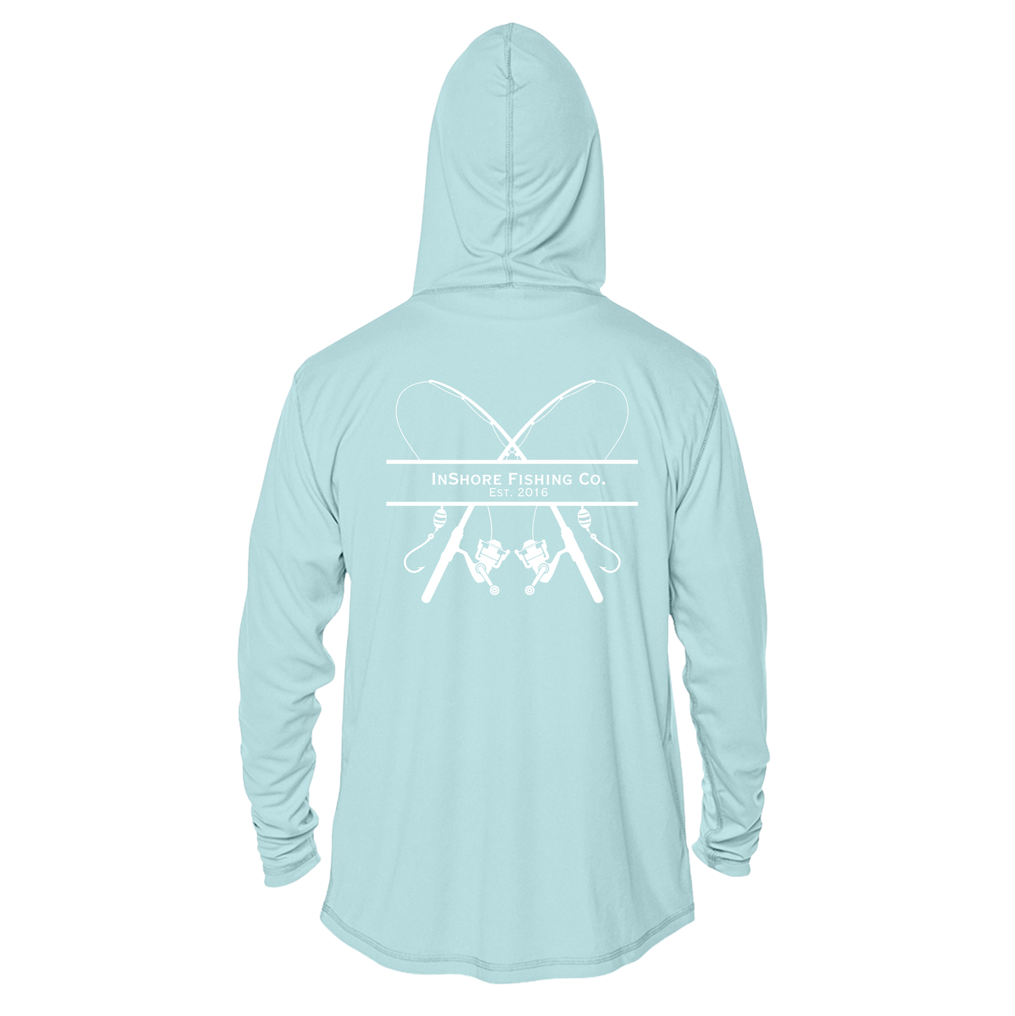 InShore Fishing Co. Solar Hoodie  — Fishing Tools (white)