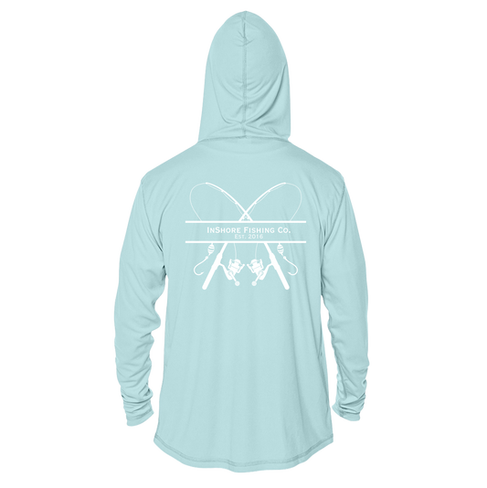 InShore Fishing Co. Solar Hoodie  — Fishing Tools (white)